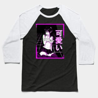 Aesthetic Japanese Girl 22 Baseball T-Shirt